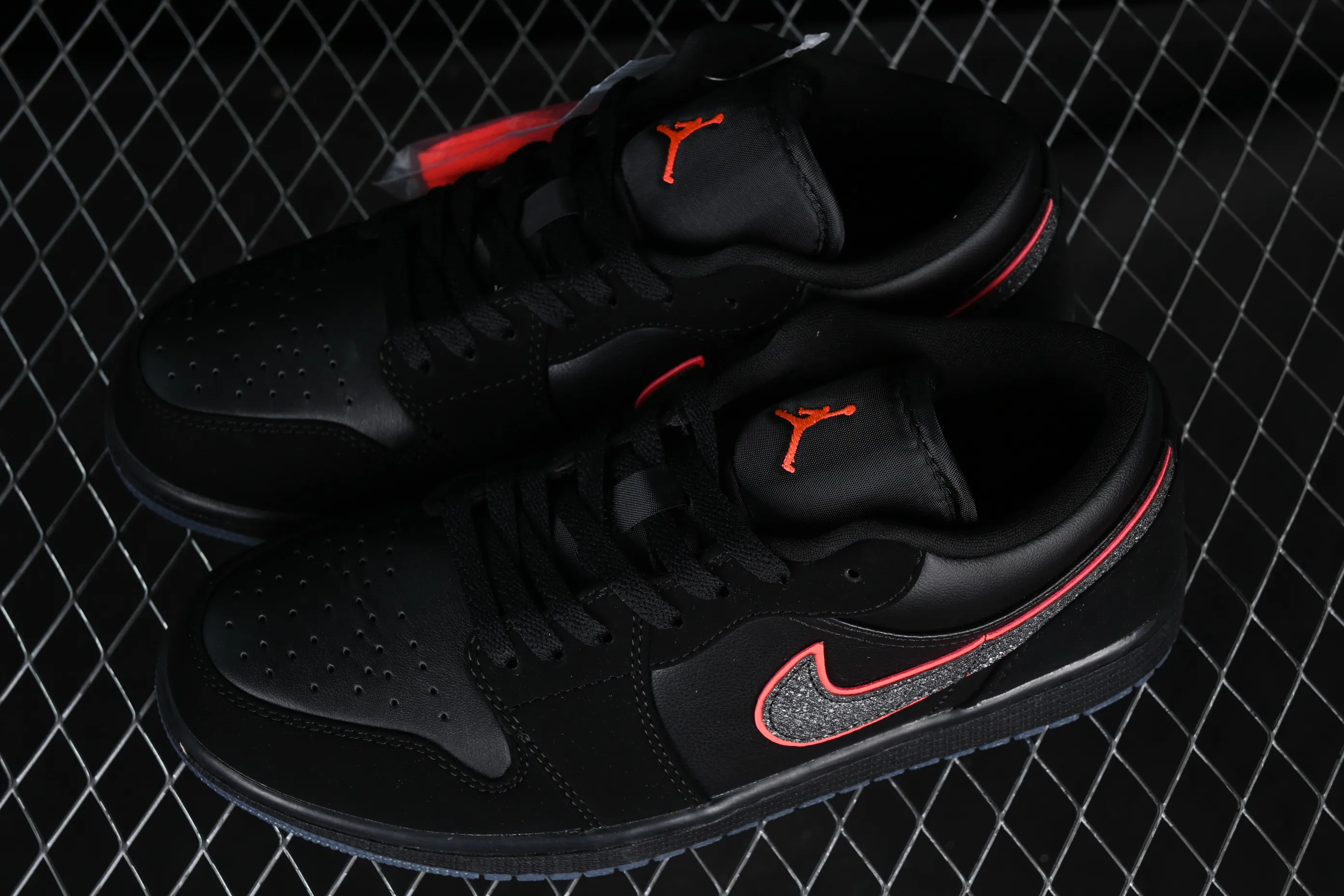 All categories Air Jordan Jordan series basketball shoes Air Jordan 1 Low Z version Air Jordan 1 Low "Red Orbit" AJ1 Joe 1 track black and red low-top cultural casual sneakers CK3022-006